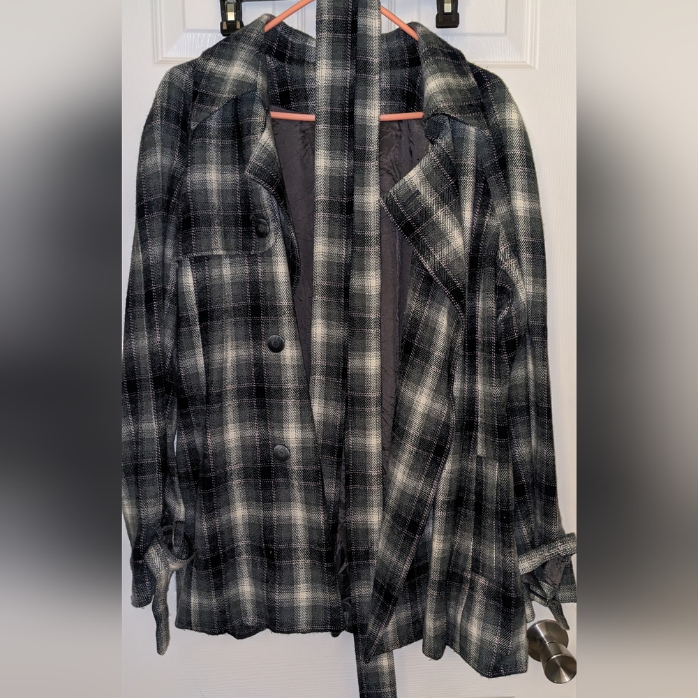 Women's Plaid Coat